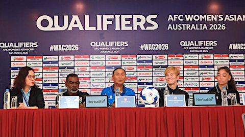  HLV Mai Đức Chung đặt quyết tâm cao nhất ở vòng loại giải bóng đá nữ châu Á 2026